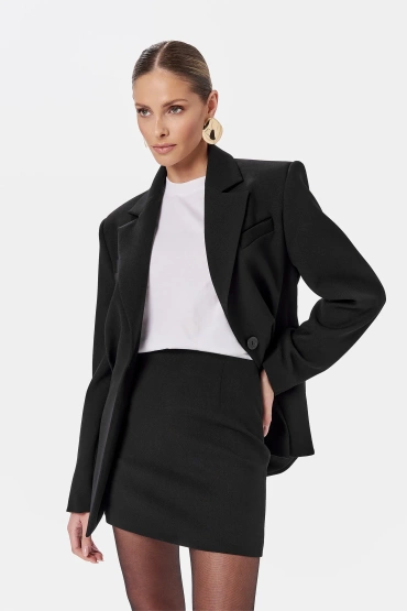 Sheila - Women's Black Mini Skirt 'Keira'