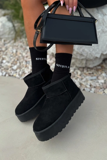 Sheila Select - Black 'Margo Black' insulated women's winter boots