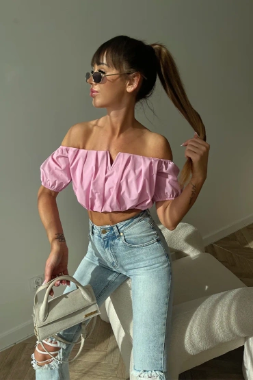 Sheila Select - Damska Bluzka Różowa 'Neva Pink'