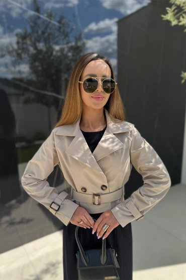 Sheila Select - Women's Beige Jacket 'Demi'