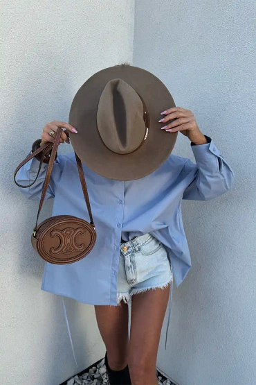 Sheila Select- Damska Koszula niebieska bawełniana 'Blue Sky'