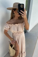 beżowy i nude