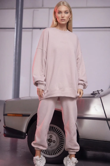 Sheila - Pink/powder casual 'Stacy' sweatpants