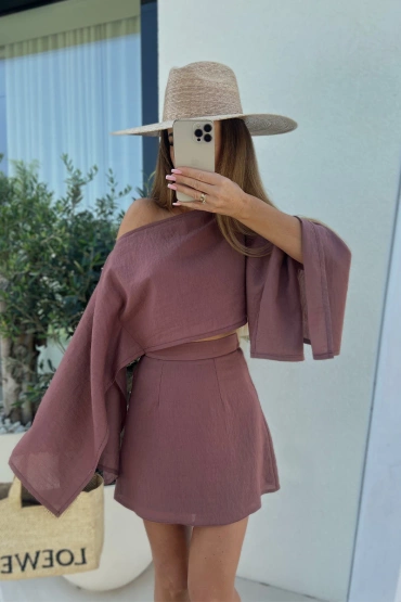 Sheila- Damski Komplet brązowy 'Wolos Brown'