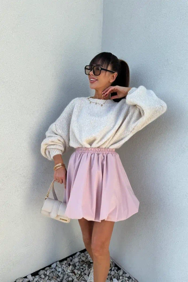 Sheila Select - Women's Pink Bubble Skirt 'Tasha'