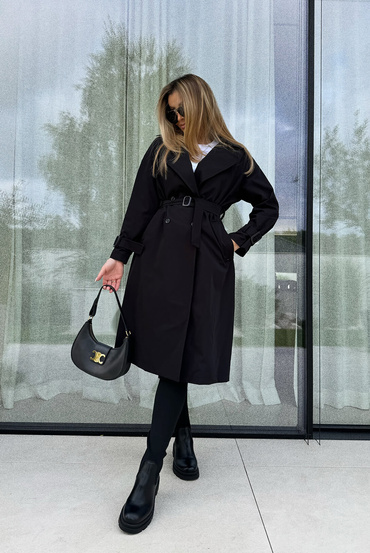 Sheila Select- Black 'Celeste' Coat