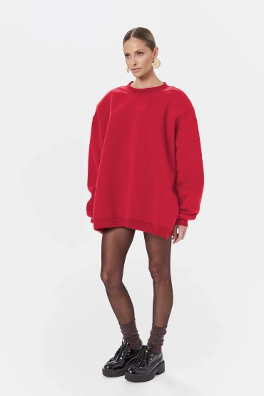 Sheila - Damska Bluza czerwona z odpinanymi poduszkami 'Savatore Red'