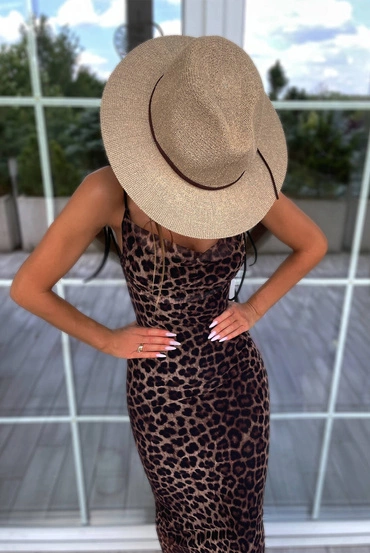 Sheila Select - Women's Panther maxi dress 'Safire'.